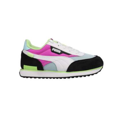 

Puma Future Rider Splash Lace Up Молодежные девушки Серые кроссовки Повседневная обувь 381855-, Grey, Puma Future Rider Splash Lace Up Youth