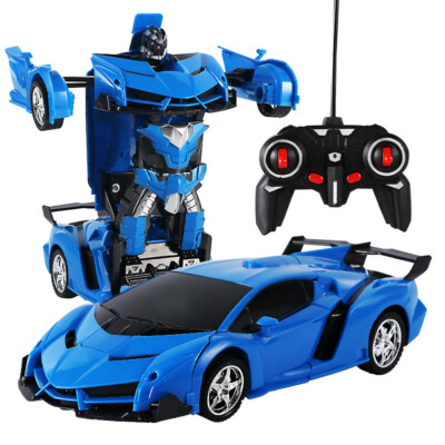 Remote Car Sport Transformer RC Robot Controller 2 IN 1 Kids Toy Toddler Gift US