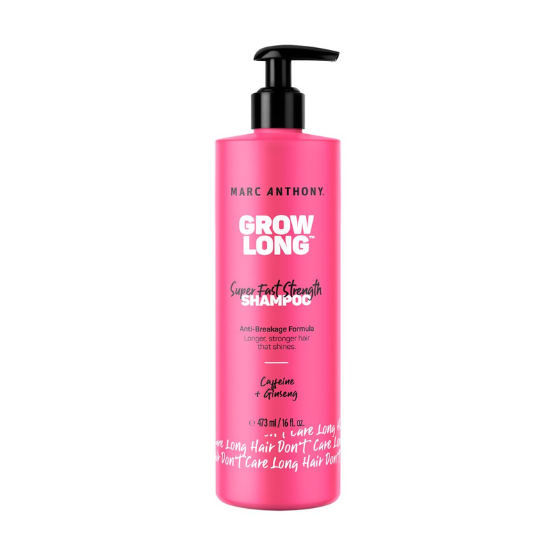 Marc Anthony Grow Long Super Fast Strength Shampoo with Caffeine & Ginseng 16 Oz