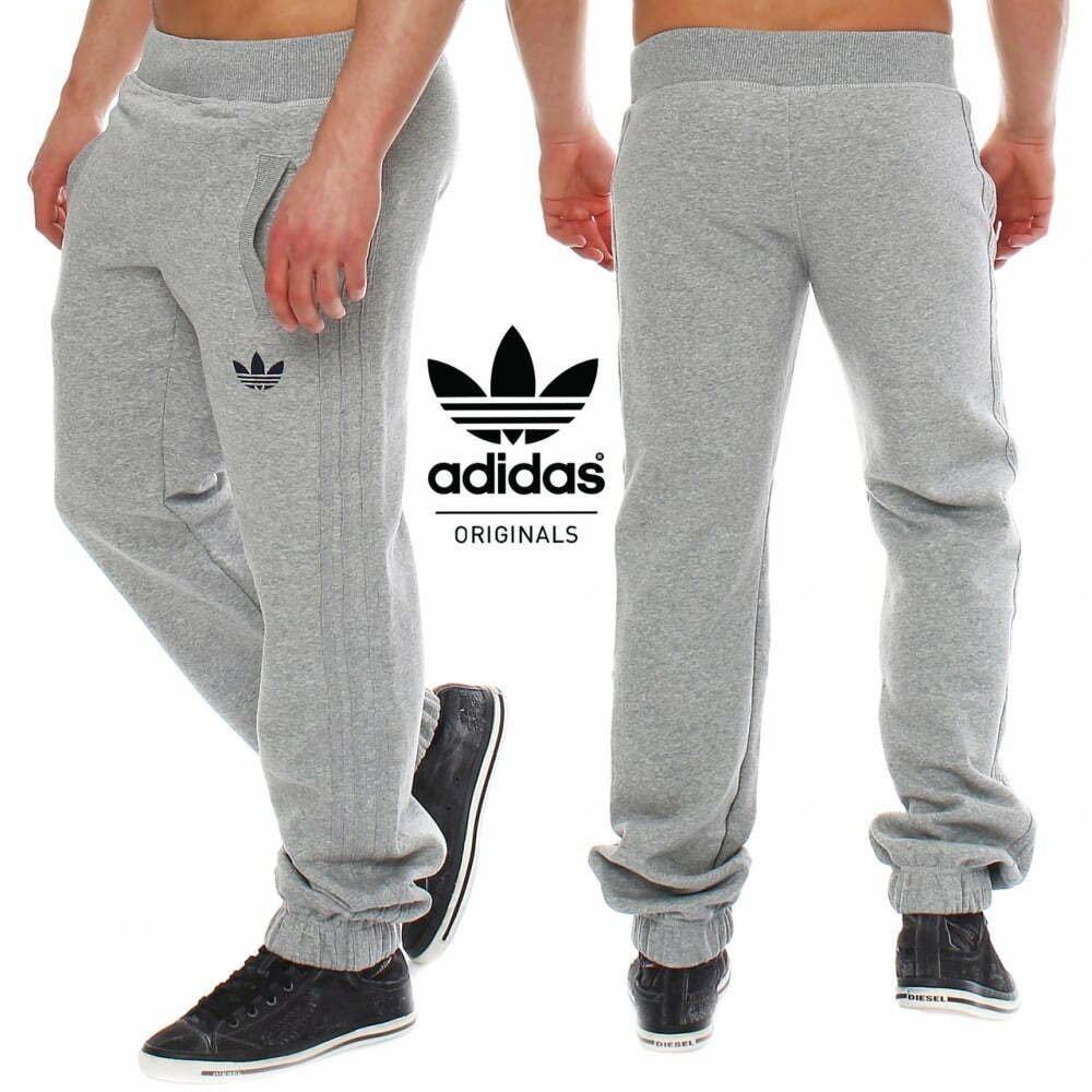 adidas grey fleece tracksuit