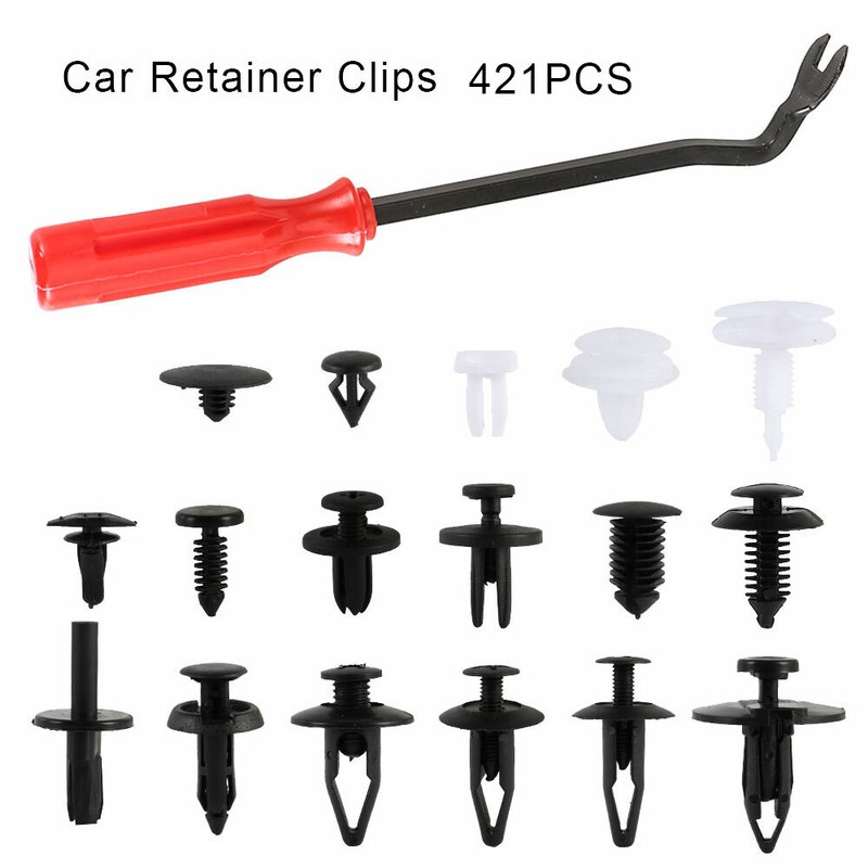 421Stk Auto Spreiznieten Sortiment Autotür Innen Befestigung Clips Set