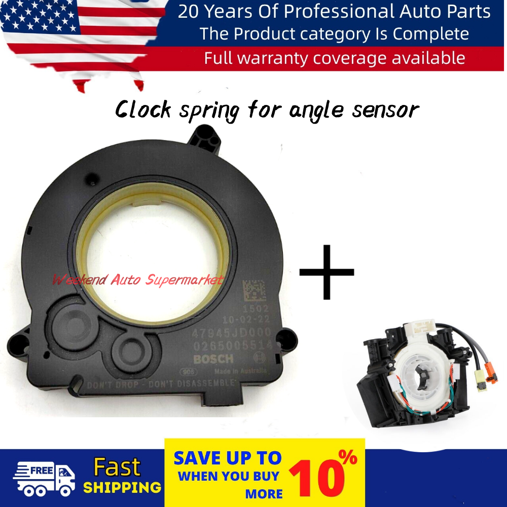47945-JD00A Steering Angle Sensor for Nissan 350Z Rogue Sentra Frontier Versa 47945-JD00A Steering Angle Sensor for Nissan 350Z Rogue Sentra Frontier Versa