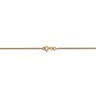 Pre-owned Spiga Real 14kt Yellow Gold 18 Inch 1.05mm  With Spring Ring Clasp Chain; 18 Inch