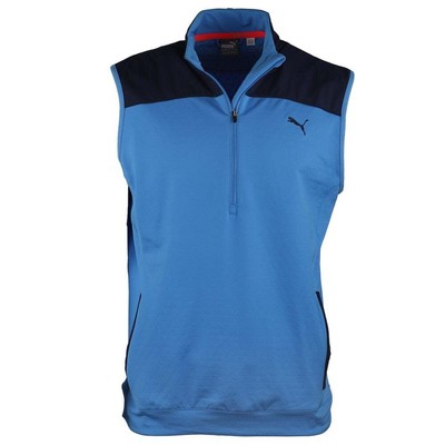 

Puma Pwrwarm Knit Vest Mens Size  Athletic Casual 574400-03, Black;blue, Puma Pwrwarm Knit Vest