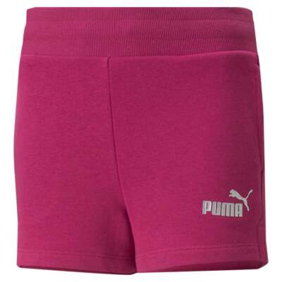 

Шорты Puma Essentials+ Молодежные девушки Розовые повседневные спортивные штаны 846963-14, Розовый, Puma Essentials+ Shorts Youth
