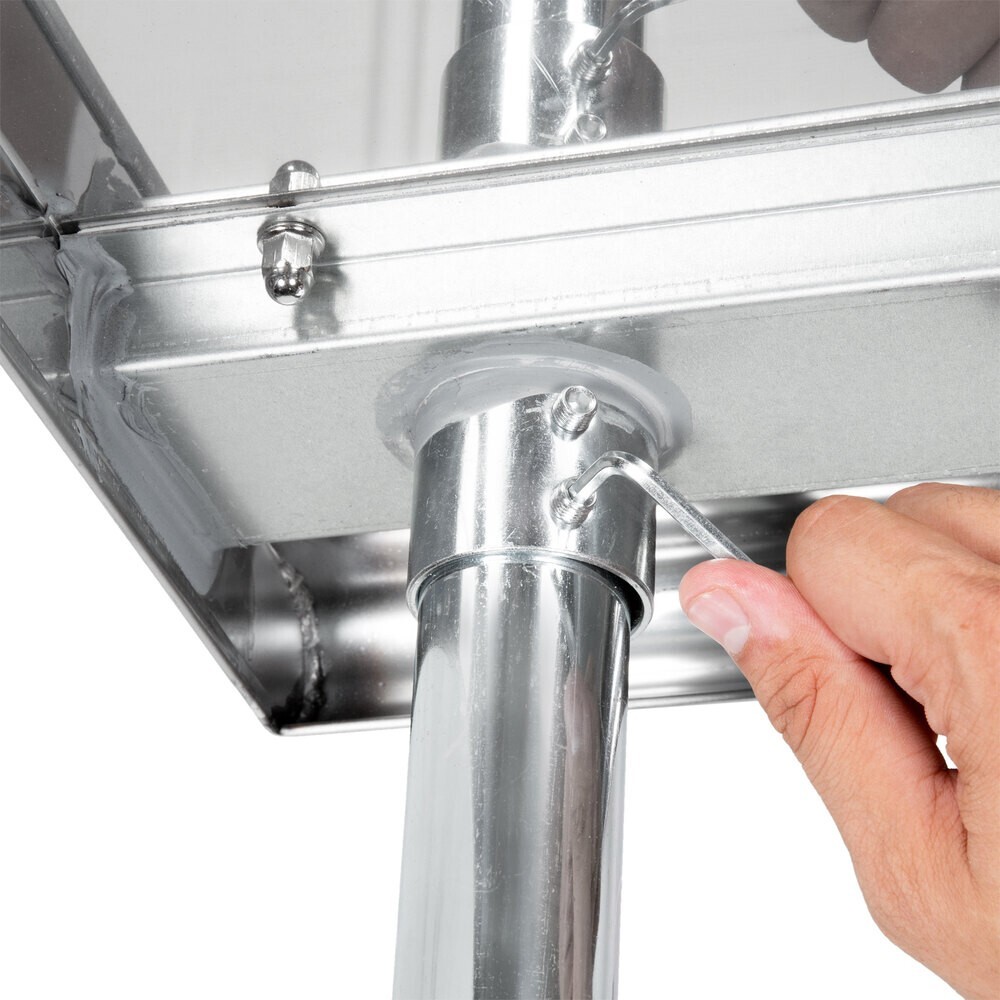 24"W x 48"L Stainless Steel Prep and Work Restaurant Table with Undershelf