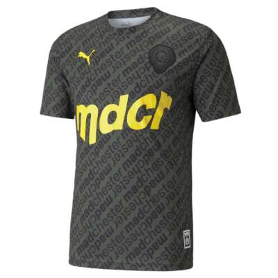 

Футболка Puma Mcfc X Mdcr Crew Neck с коротким рукавом мужская черная 764153-05, Черный, Puma Mcfc X Mdcr Crew Neck Short Sleeve Soccer Jersey