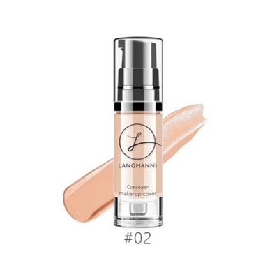 LANGMANNI Liquid Foundation Concealer Long Lasting Waterproof Full Coverage