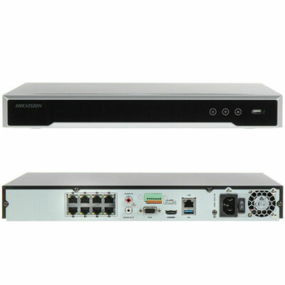 HIKVISION Compatible Plug&Play 8CH 8PoE 4K 8MP Security System IP Camera Lot MIC