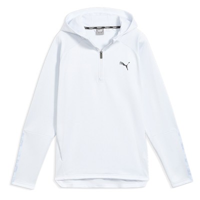 Пуловер с капюшоном Puma Train Off Season Pwrfleece, мужская повседневная верхняя одежда серого цвета, 52214