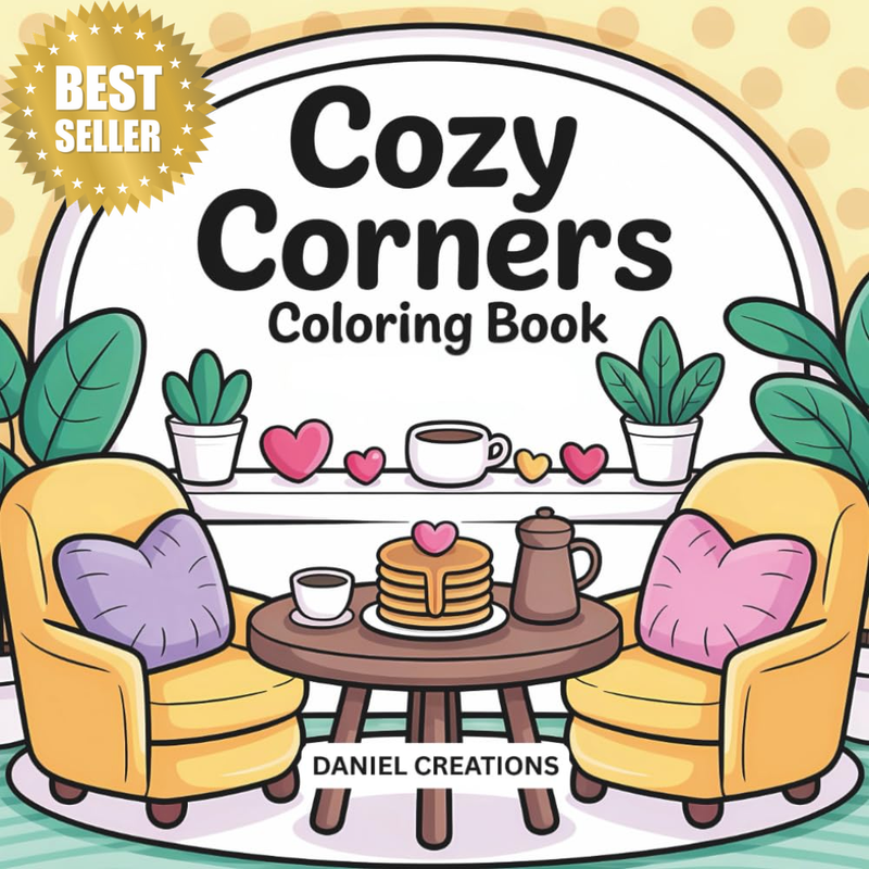 Cozy Corner Retreat: a Hygge Coloring Book for Adults and Teens