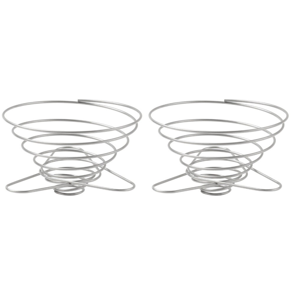 2 Pcs Coffee Drip Holder Stainless Steel Slow Filter Collaps