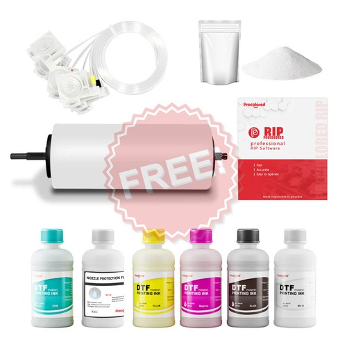 Procolored R1390 DTF Printer w/Oven Direct to Film Printer DIY Home Business