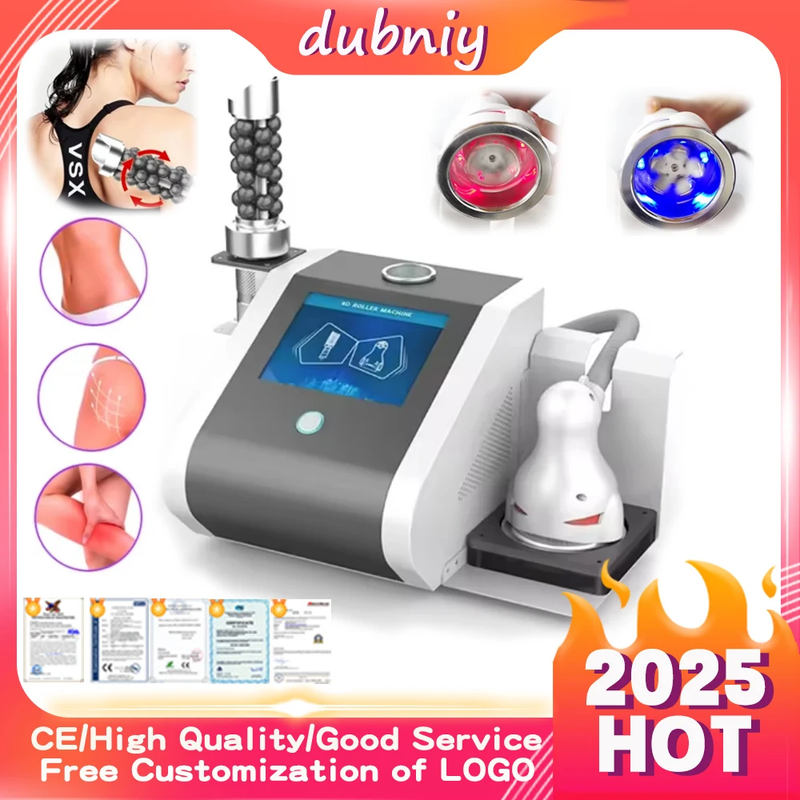 360° 5D Vacuum Roller Slimming Cellulite Massager Infrared 2 In 1 Lymphatic Drai