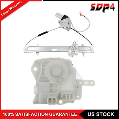 For Honda Civic 1*Front Passenger Side Door Lock Actuator 1*Window Regulator