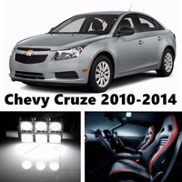 Details About 14pcs Led Xenon White Light Interior Package Kit For Chevy Cruze 2010 2014