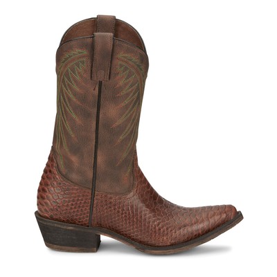 Nocona Boots Carlita Rodeo Snake Print Snip Toe Cowboy  Womens Size 7 B Casual B
