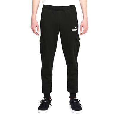 Puma Essentials Pocket Pants Mens Black Casual Athletic 84611401