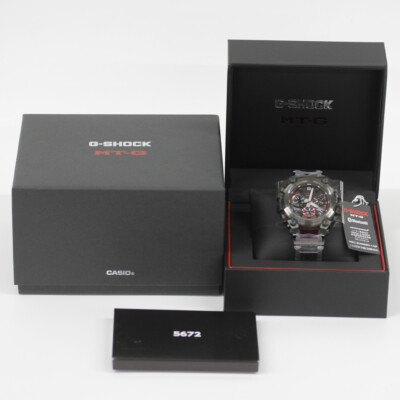 Pre-owned Casio G-shock Mtg-b3000bd-1ajf Analog & Digital Quartz Radio Solar Black Black
