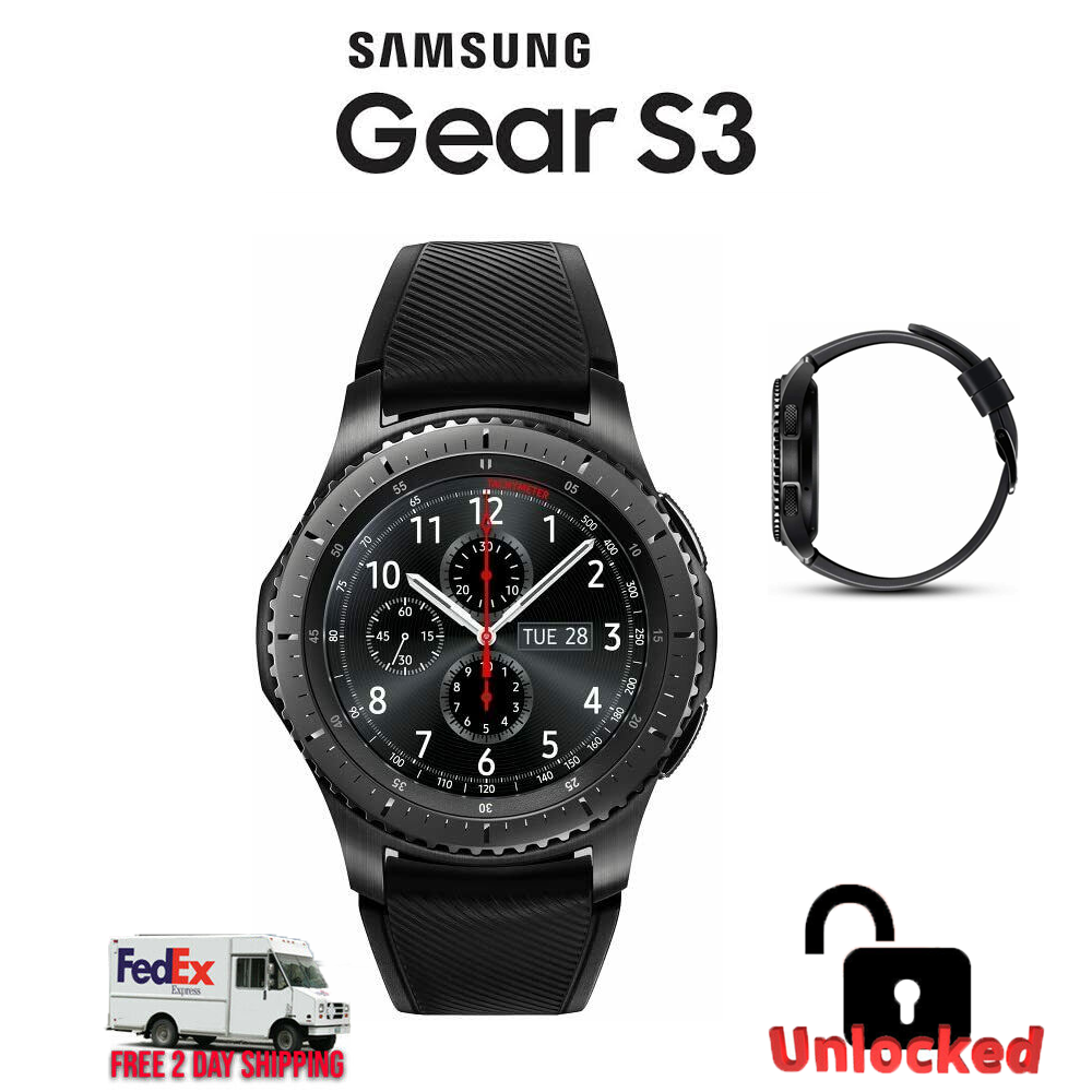 Samsung Gear S3 Frontier SM-R765A Smart Watch (Bluetooth/WIFI+ 4G LTE, Unlocked) | eBay