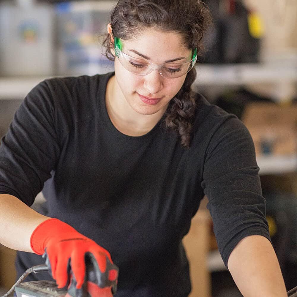 12 Pack Colored Safety Glasses, Scratch Resistant, For Adult & Youth, ANSI Z87.1