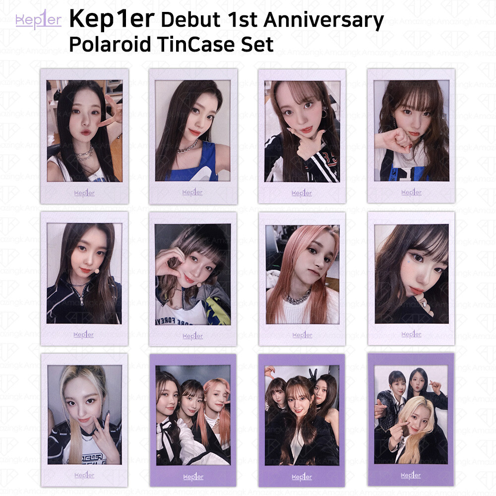 Kep1er Debut 1st Anniversary Polaroid TinCase Set Photocard