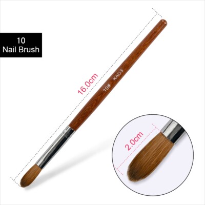 KADS Kolinsky Sable Brush Acrylic UV Gel Builder Painting Pen Manicure Tool 2022