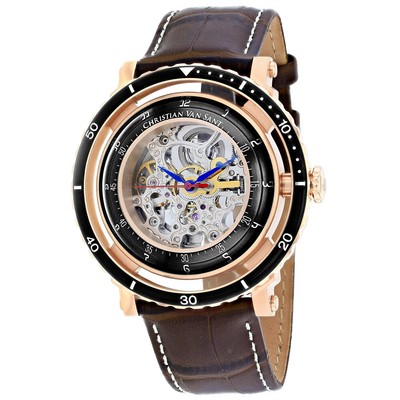Pre-owned Christian Van Sant Men's Dome Silver Dial Watch - Cv0744