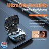 Sleep Earbuds，in Ear Headphones for Side Sleepers, Wireless Earbuds Light-Weight Noise Blocking, Comfortable Fit LED Power Display, Invisible Earphones for Sleeping, Working, Hiking, Off White