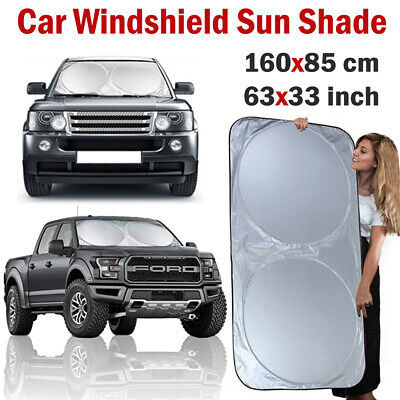 Car Shield Cover Visor UV Block Rear Front Windshield Window Sun Shade Foldable 