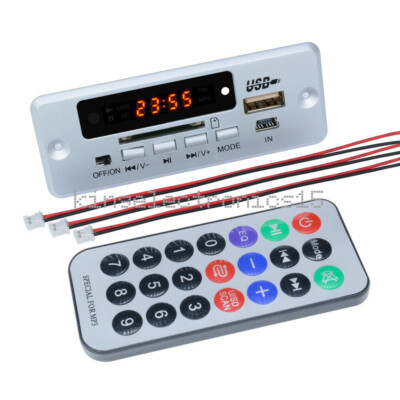 5V LCD MP3 Wireless Decoder Board USB TF SD Audio Module FM Radio