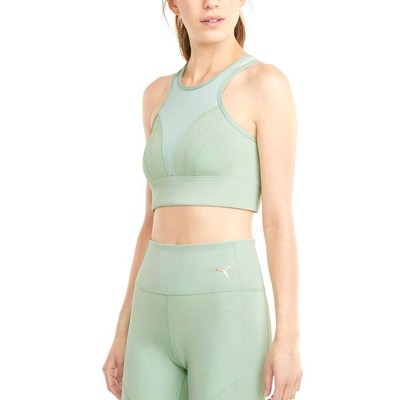 

Женское спортивное бра Puma Moto Sports Size  Athletic 520930-77, Зеленый