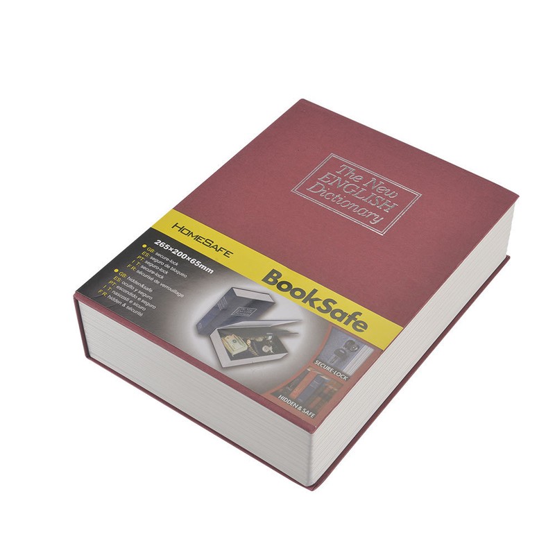 Secret Dictionary Book Safe Jewellery Money Cash Box Security Safety Key Lock G