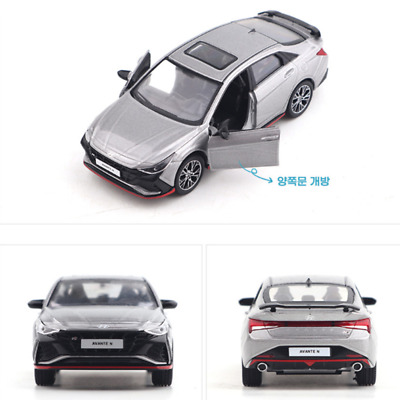 Motor Car Elantra Avante N Mini Diecast 1:38 Scale Miniature Display Toy Hyundai