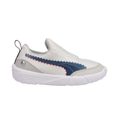 

Puma Bmw Motorsport Bao Kart Slip On Youth Boys Белые кроссовки Повседневная обувь 307, Белый, Puma Bmw Motorsport Bao Kart Slip On Youth