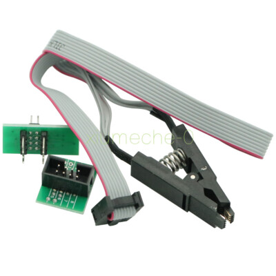 SOP8 SOIC8 Test Clip For EEPROM 24Cx  93/25  in-Circuit Programming + 2 Adapters