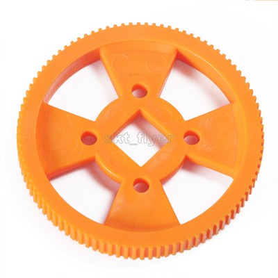 2pcs Orange 96T MXL Plastic Gear For Track Robotic Car Toy Tanks Wheel Model DIY