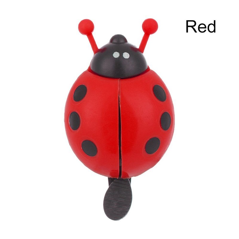 1/2/3PCS Kids Bike Bell Bicycle Boys Girls Novelty Ladybird Bug Design Horn