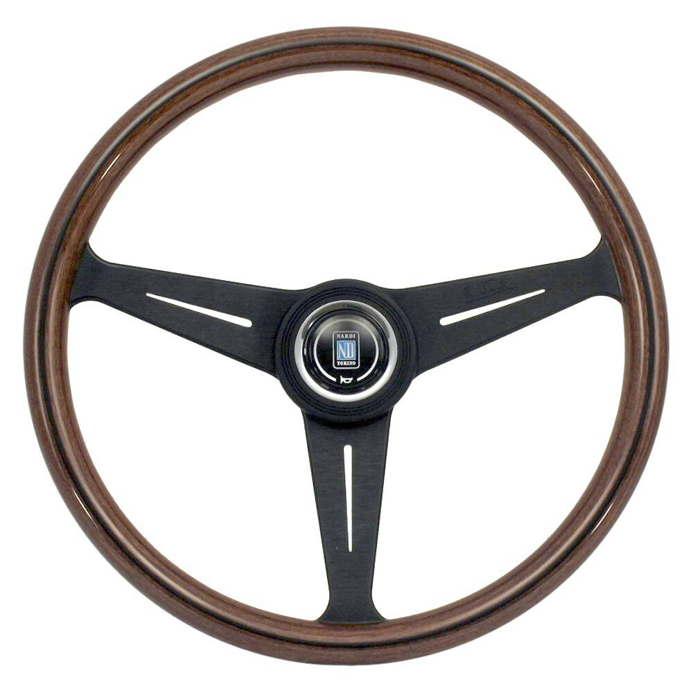 NARDI Italy Steering Wheel Classic Classico Wood Black Spokes 390mm eBay