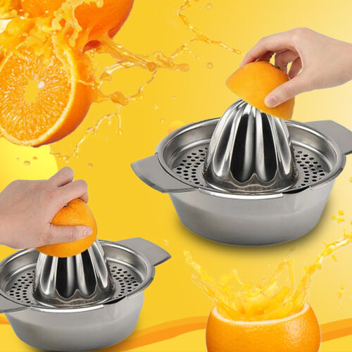 Stainless Steel Citrus Lemon Orange Lime Squeezer Juicer Hand Press Kitchen Tool