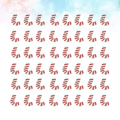  50 Pcs Weihnachts-Scrapbooking-Schaltfläche Eben Kunsthandwerk