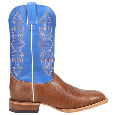 

Justin Boots Dayne Square Toe Cowboy Mens Blue Casual Boots JP2502, Синий, Justin Boots Dayne Square Toe Cowboy