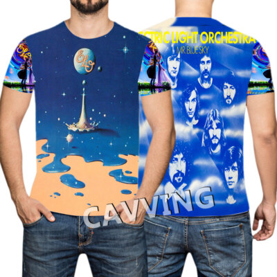 Electric Light Orchestra ELO 3D Printed Casual Fashion Short Sleeves T-shirts  