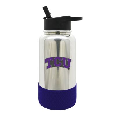 Бутылка для воды с хромированной изоляцией из нержавеющей стали NCAA TCU Horned Frogs емкостью 32 унции