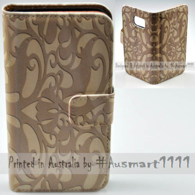 For Nokia Series - Floral Ornate Print Theme Wallet Mobile Phone Case Cover