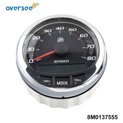 8M6005761 SmartCraft Speedometer SC1000 80 mph Mercury Mercruiser 79-8m137555