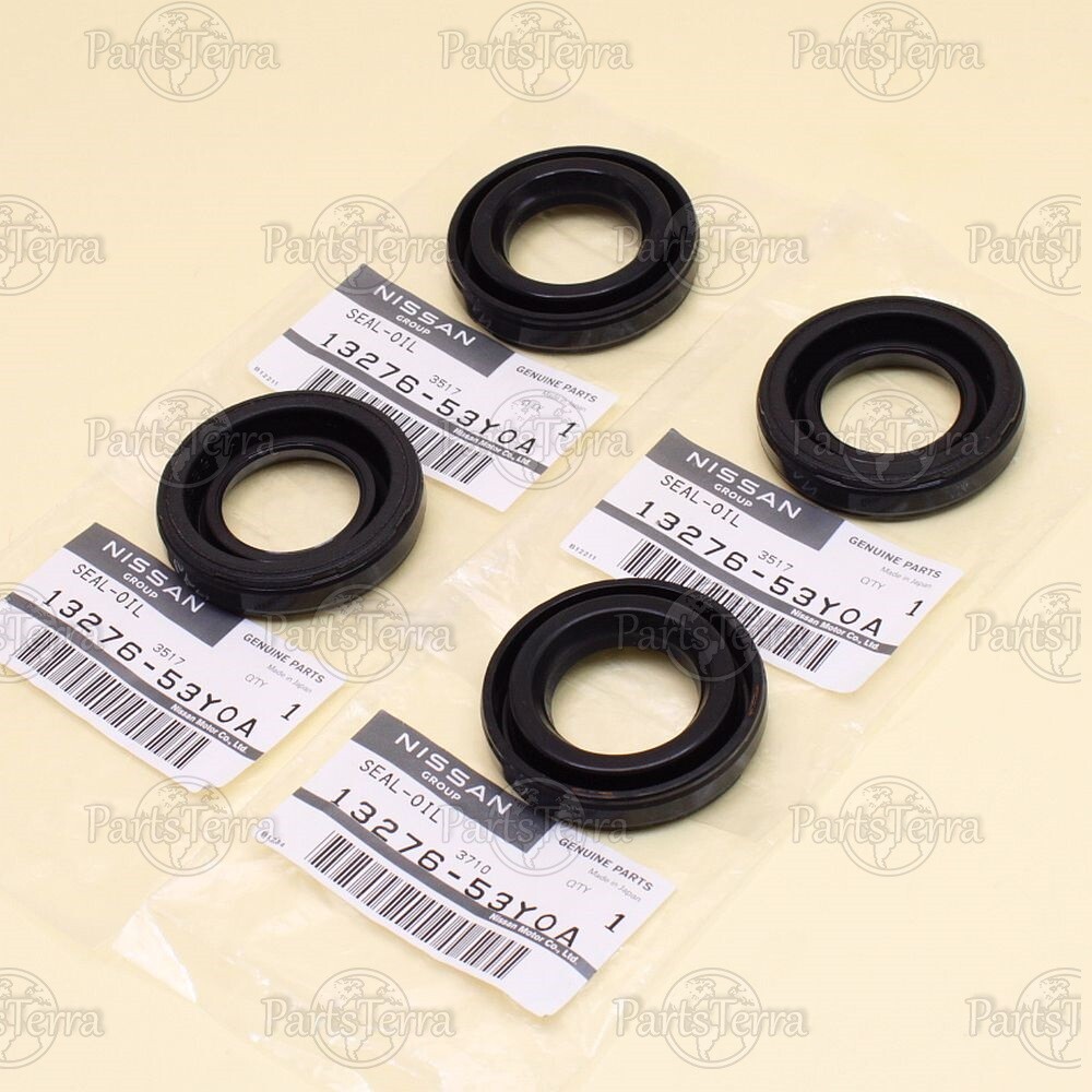 Genuine OEM Nissan SENTRA Spark Plug Tube Seal Oil Кocker Cover 1327653Y0A - 4pc