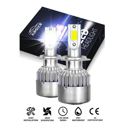 For Renault Koleos 2011 2012 2013-2017 LED Headlights Bulbs Combo Kit LOW Beam