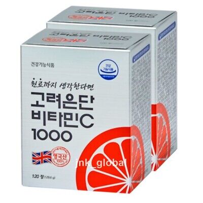 2Box [Korean Eundan] Vitamin C 1000 DSM Health Supplement 240 Tablet + Track