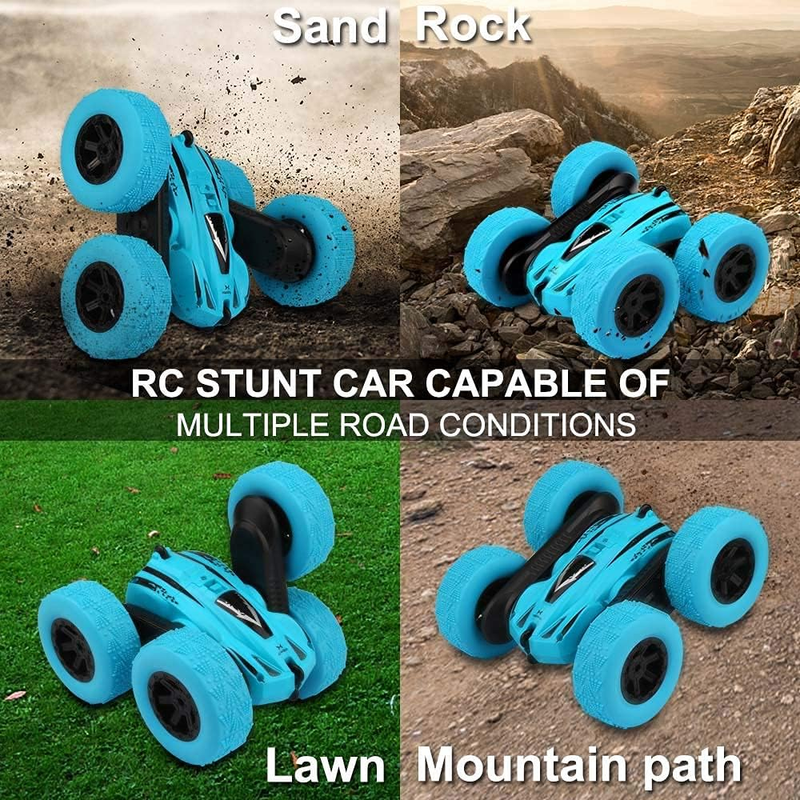 Remote Control Car,  RC Stunt Cars Toy, 4WD 2.4Ghz Double Sided 360&deg; Flips Rotat